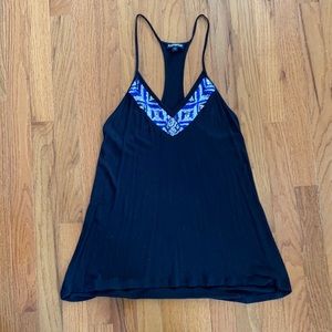 Express racer back sequin tank